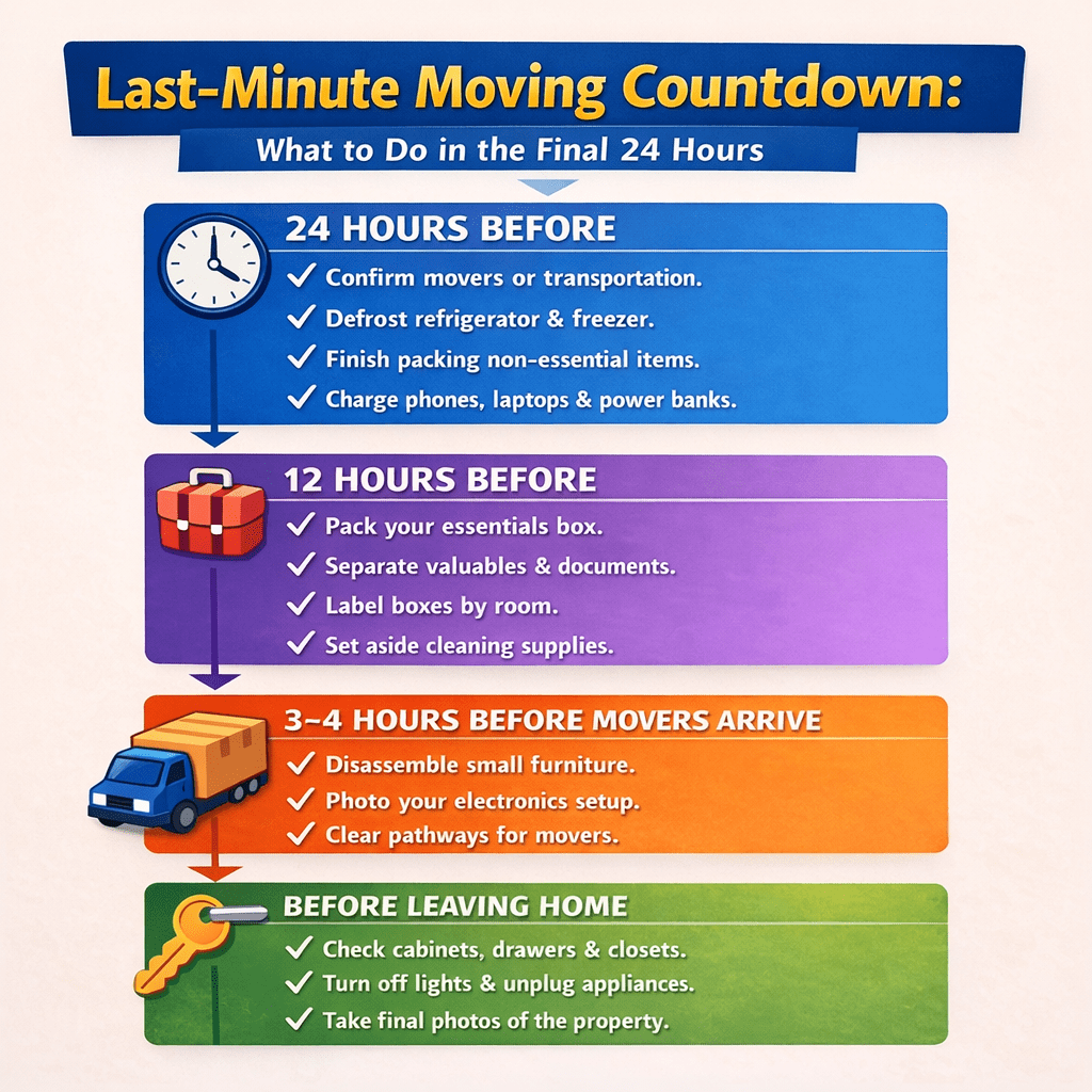Last Minute moving countdown